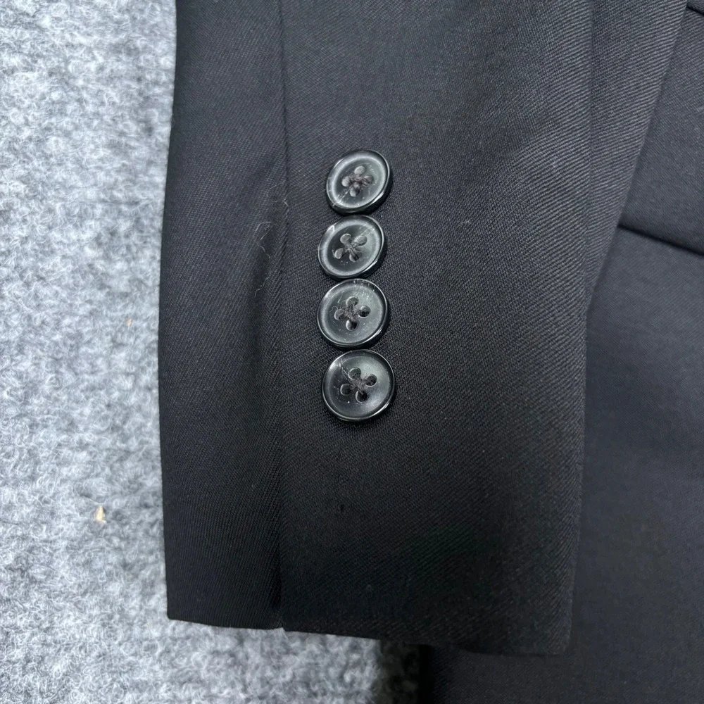 Jos A Bank Reserve by Joseph Abboud Mens 40S‎ Black Wool 2-Button Suit Jacket